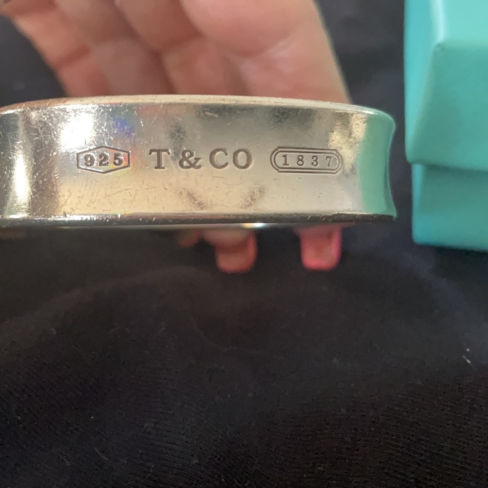 Authentic Tiffany Square Bangle Bracelet - image 2